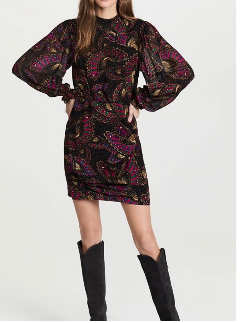 Farm Rio Butterfly Sky Mini Dress NWT